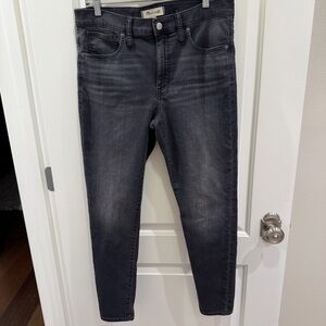 Madewell Dark Gray Skinny Jeans size 30 great condition